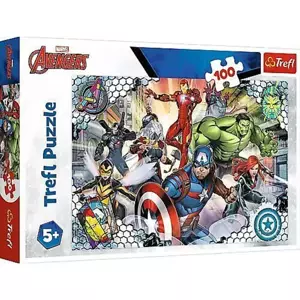 TREFL Puzzle Slavní Avengers 100 dílků