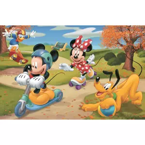 TREFL Puzzle Mickey Mouse: Bruslení v parku 54 dílků