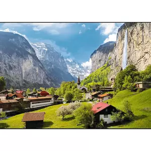 Puzzle Lauterbrunnen, Švýcarsko 3000 dílků