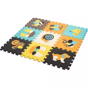 KIK Pěnové puzzle Barevná zvířátka (28x28)