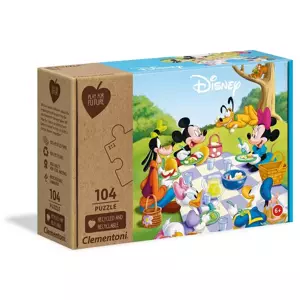 CLEMENTONI Play For Future Puzzle Mickey Mouse: Piknik 104 dílků