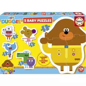 EDUCA Baby puzzle Hey Duggee 5v1 (3-5 dílků)
