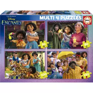 EDUCA Puzzle Encanto 4v1 (50,80,100,150 dílků)