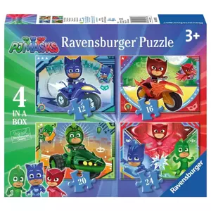 RAVENSBURGER Puzzle Pyžamasky 4v1 (12, 16, 20, 24 dílků)