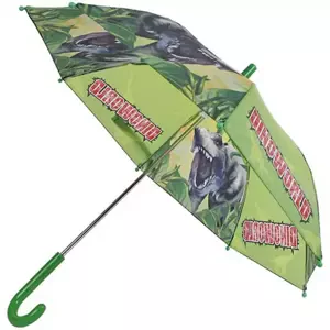 Deštník dětský mechanický 68x60cm dinosaurus zelený