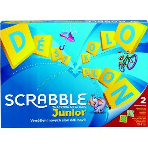 Hra scrabble junior original cz, mattel y9738