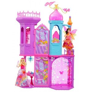 Barbie kouzelná dvířka velký princeznin zámek, mattel blp42