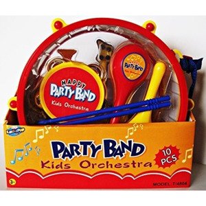 Party band, buben s nástroji