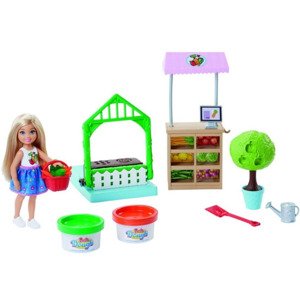 Barbie chelsea zahradnice herní set, mattel frh75