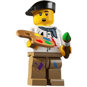 Lego® 8804 minifigurka malíř