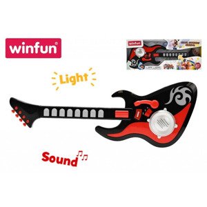 Winfun kytara 54cm 8 kláves se světlem a zvukem