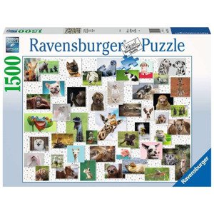 Ravensburger 16711 puzzle funny animals collage 1500 dílků