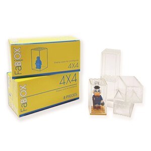 Fabiox sběratelský box na lego® minifigurky - 4x4 - 8ks