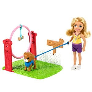 Barbie chelsea kariéra cvičitelka psů, mattel gtn62