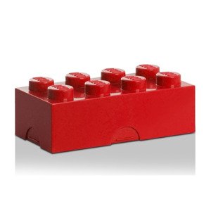 Lego® svačinový box červený