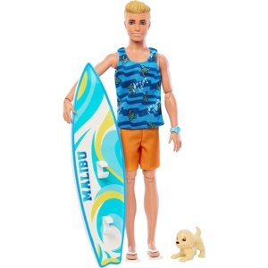 Mattel barbie® ken surfař s doplňky, hpt50