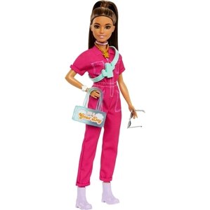 Mattel barbie® deluxe módní panenka v kalhotovém kostýmu, hpl76