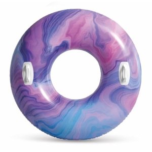Intex 56267 kruh plovací s úchyty vlny fialový