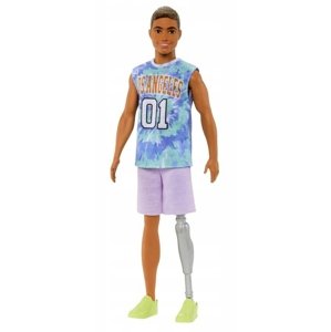 Mattel barbie model ken 212 s protézou nohy, hjt11