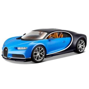 Kovový model bugatti chiron modré 1:24