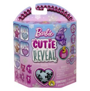 Mattel barbie® cutie reveal™ plyšová kabelka modré srdce hkr35