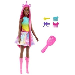 Mattel hrr00 barbie® pohádková panenka s dlouhými vlasy - víla jednorožec