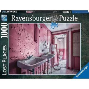 Ravensburger 17359 puzzleztracená místa: růžová koupelna 1000 dílků