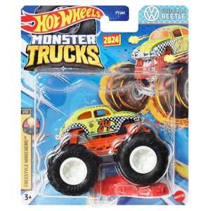 Mattel hot wheels® monster trucks kaskadérské kousky vw beetle, htm65