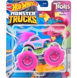 Mattel hot wheels® monster trucks kaskadérské kousky trolls poppy, hkm46