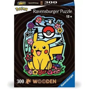 Ravensburger 00761 dřevěné puzzle pikachu 300 dílků