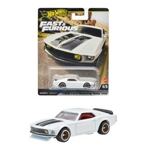 Mattel hot wheels premium rychle a zběsile 1969 ford mustang boss 302 4/5