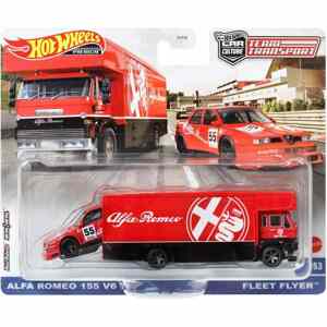 Mattel hot wheels team transport alfa romeo 155 v6 a fleet flyer