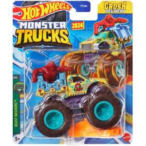 Mattel hot wheels® monster trucks kaskadérské kousky crush delivery, htm25