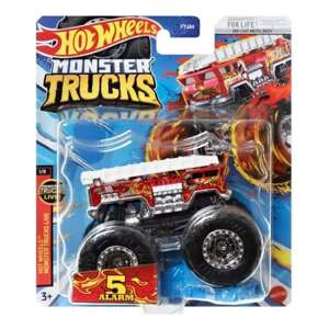 Mattel hot wheels® monster trucks kaskadérské kousky 5 alarm, hwc67