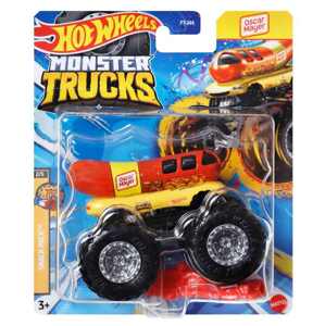 Mattel hot wheels® monster trucks kaskadérské kousky oscar mayer, hwc76